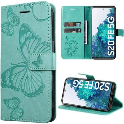 Hülle - BOOLING - für Samsung Galaxy S20 FE - Kratzschutz - Schmetterlingsmuster - Elegant