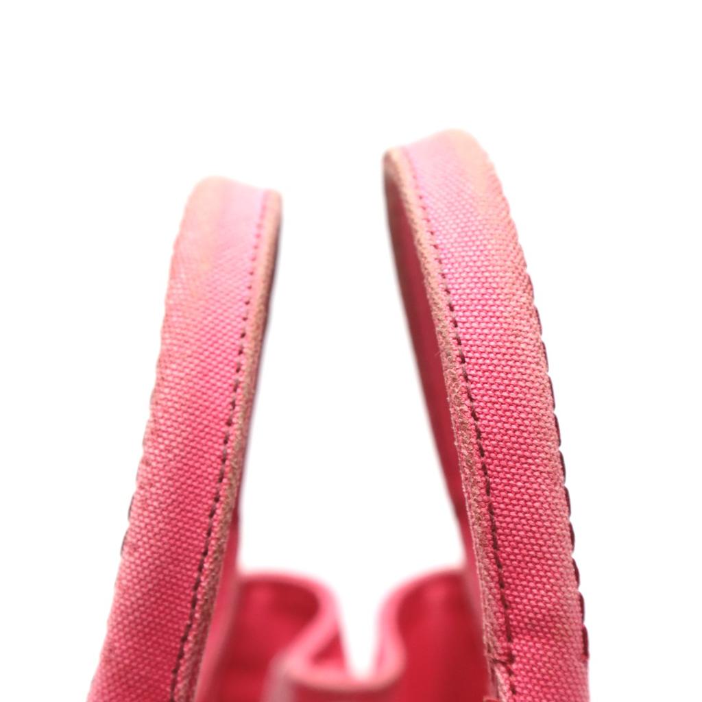 PRADA Canapa Kanapa mini tote Tote Bag canvas pink Women 1BG439 Used
