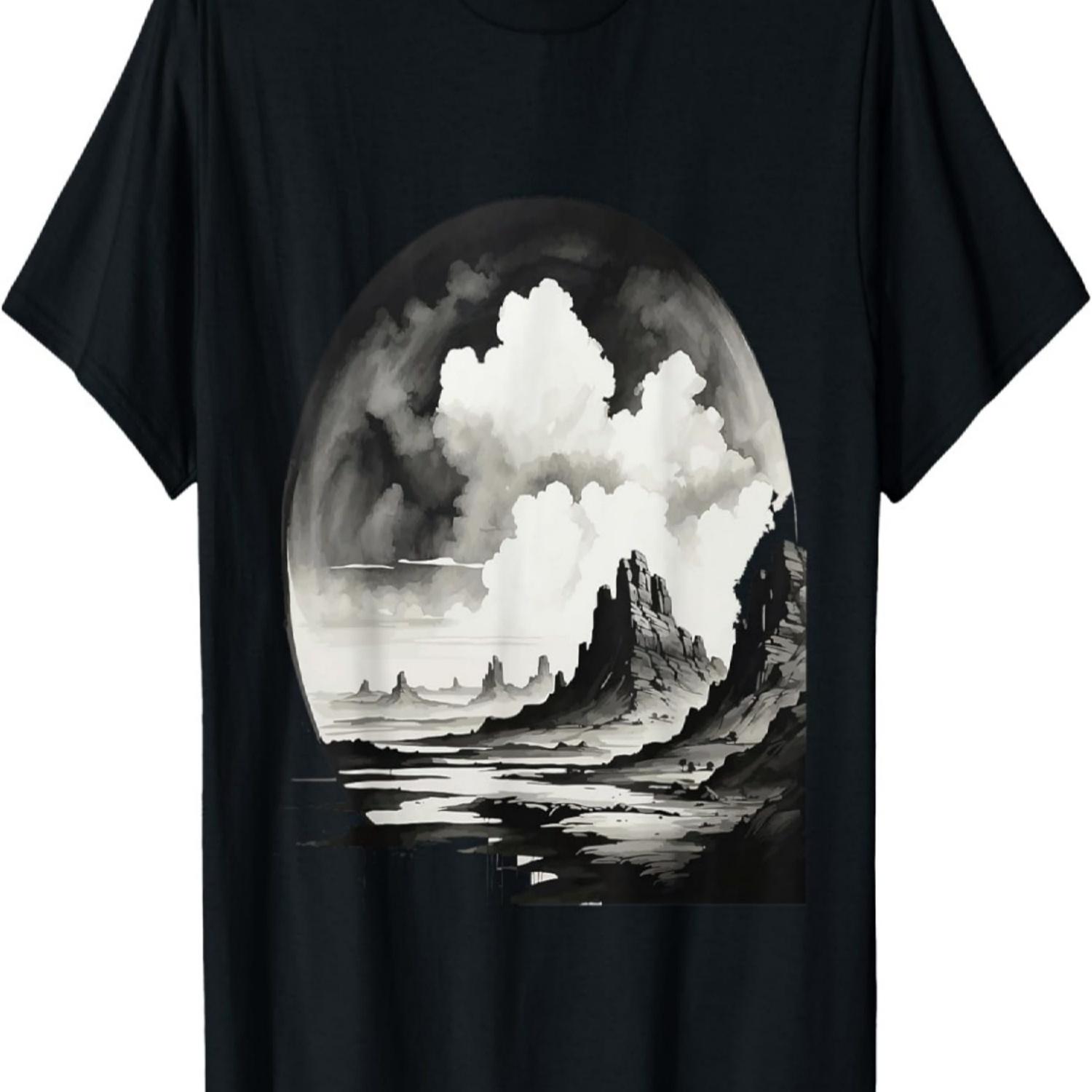 Sakura Garden Vintage Cherry Blossoms Japan Artwork T-Shirt(3) S