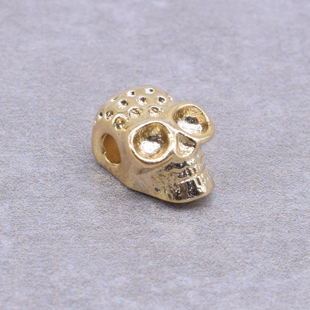10 Pcs/Lots New Arrival Punk Style Skull Charm Suitable for Jewelry Making DIY Beads Bracelet Findings Components Wholesale
