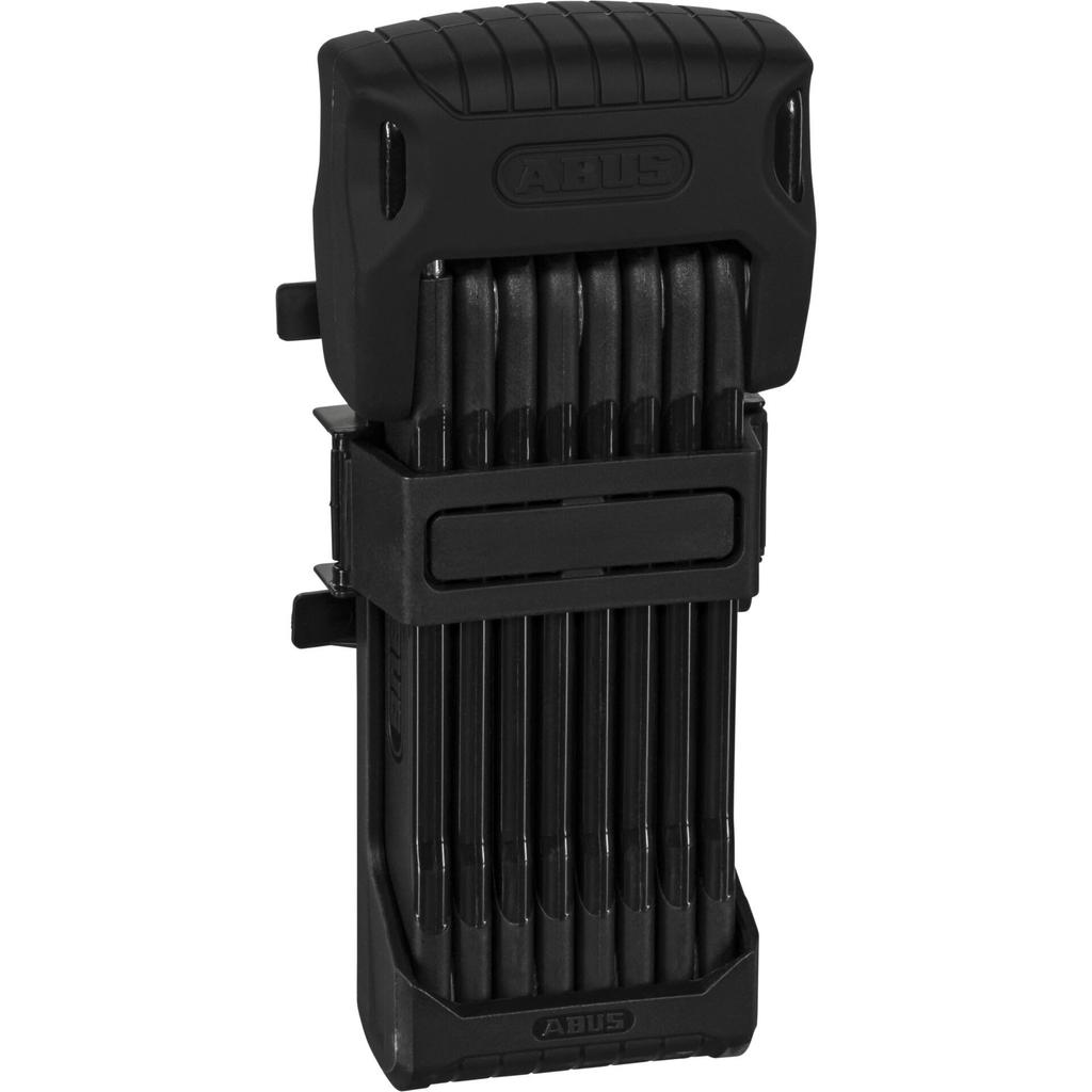 ABUS 62115 Bordo Granit XPlus BK SH Folding Lock with SH Bike Lock 6500K/120 3.90ft Holder,