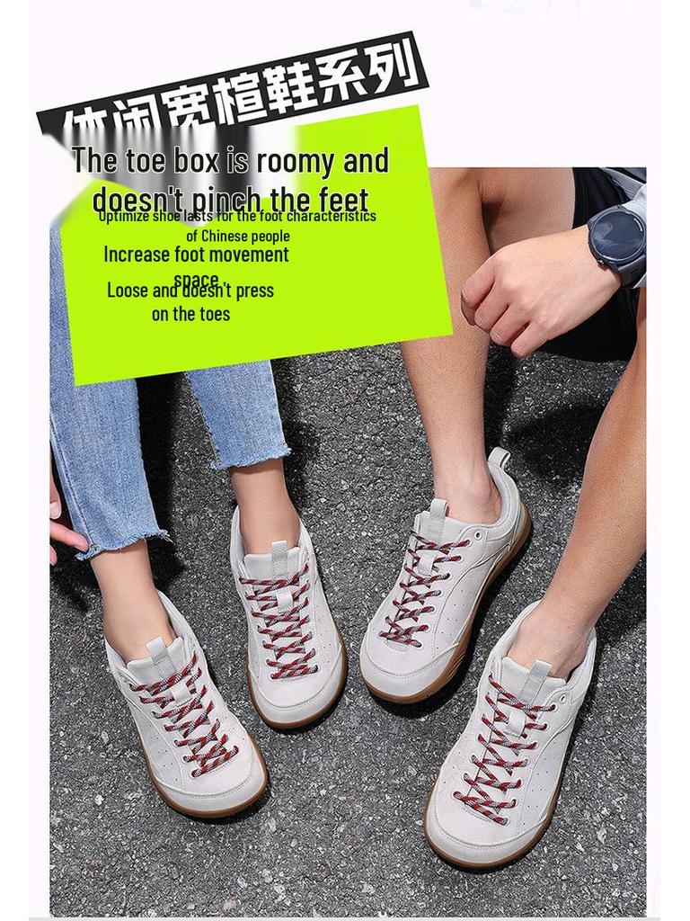 Wide-Toe German-Style Barefoot Sport Shoes for Men and Women – Large Sizes, Outdoor Couples' Design.