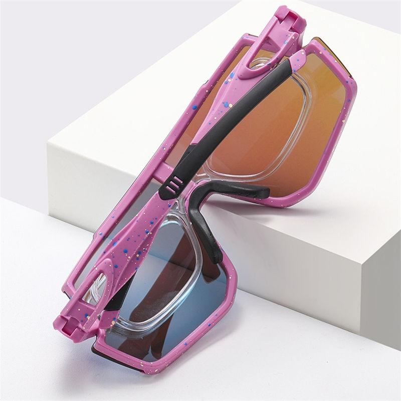 AORON Fashion Cycling Polarized Sunglasses Big Frame Windproof Skiing Glasses for Men Women Anti Glare Sport Fishing Goggles