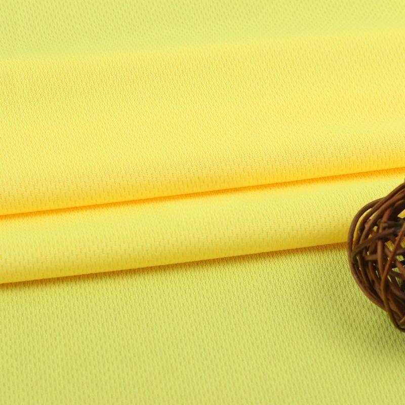 Bird's Eye Mesh Fabric Knitted By The Meter for Clothing Dresses T-shirt Sewing Plain Quick-drying Sportswear Textile Breathable