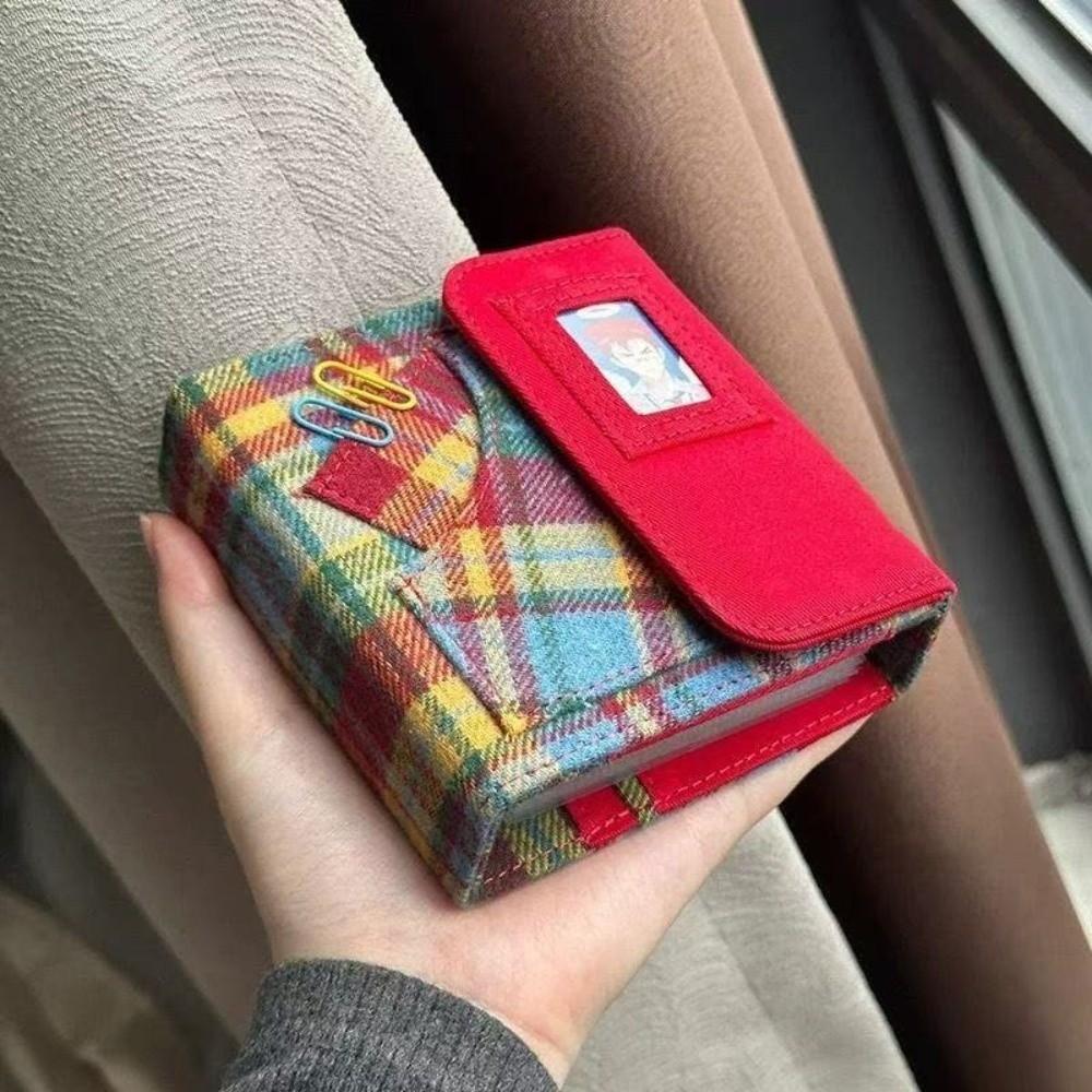 Loseblatt-Fotoalbum Stoff-Foto-Sammler-Ordner Kreatives Fotokarten-Sammelbuch Karten