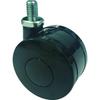 TRUSCO Threaded Dual Wheel Nylon X 3 Casters, Wheels, Swivel, 60 M10, TDN60-M10 (Case Sold)