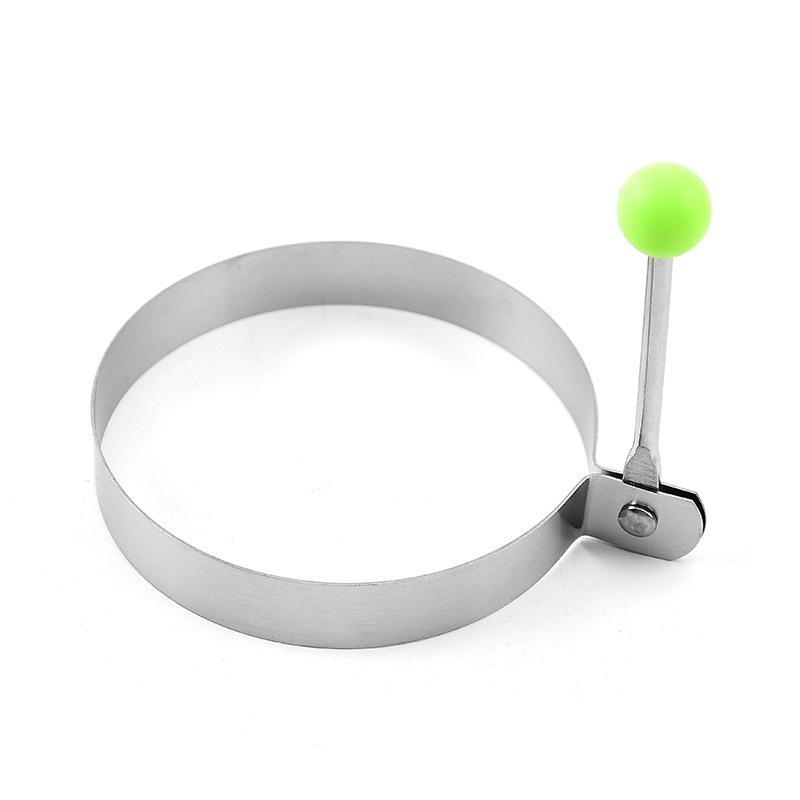 Stainless Steel Bear-Shaped Egg Frying Ring with PP Handle