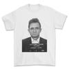 Johnny Cash Mugshot T-Shirt Portrait Unisex Tshirt Gift.