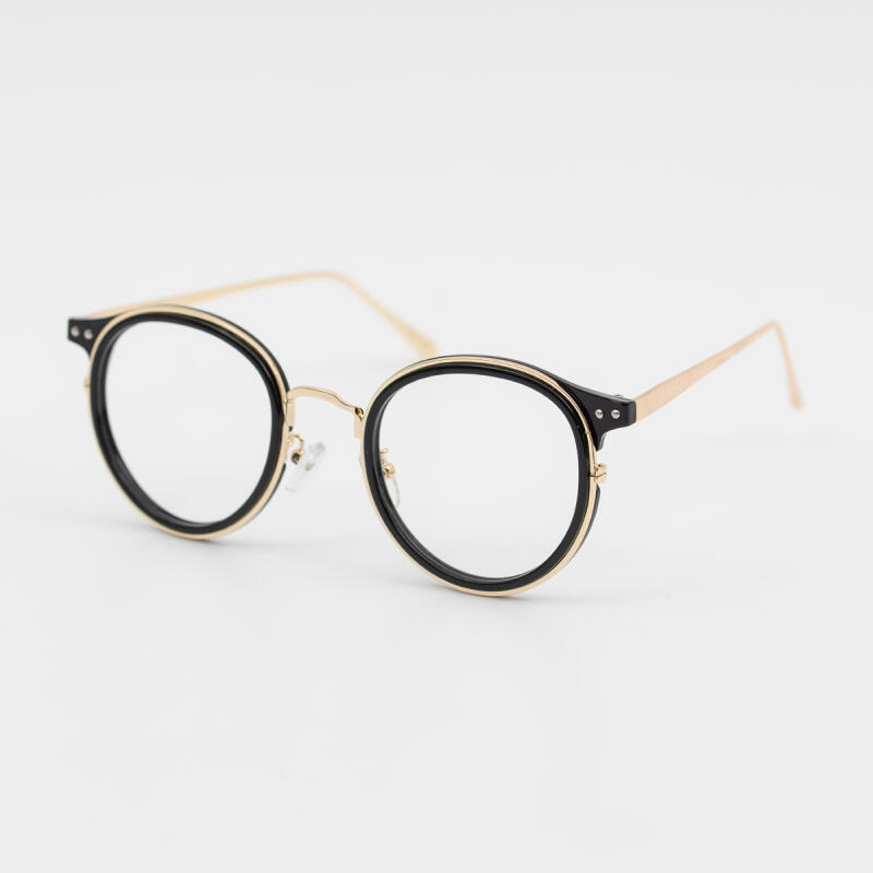 SBKA Hardy-C01 half-rimmed glasses