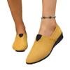 Wedge heel casual single shoes women's summer new shallow mouth pointed head large size one pedal suede single shoes