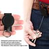 Retractable Keychain Badge Holder Reel With Multitool Carabiner Clip Heavy Duty Key Ring Steel Wire Lanyard Name Tag Stationery