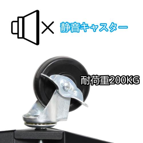 Tappros Tool Cart, 2-Tier Black Tool Cart with Drawers and Casters, Heavy-Duty Capacity Tool Cabinet, Tool Storage, Tool Dolly, Car Maintenance, Garag