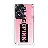 Case for Oppo A59 5G Blackpink Pink and Black Logo