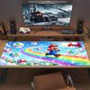 Mario Color Mouse Pad Large Gaming Table Cushion Non-slip Laptop Tablet Big Mousepad XXL Mat Mini PC Playmat With Lock edge