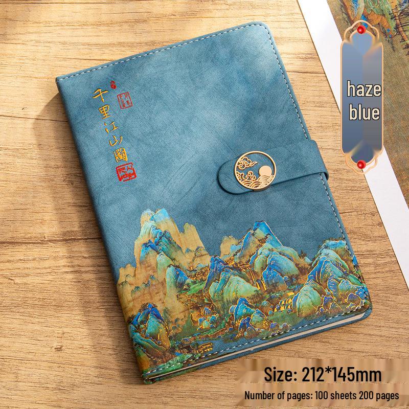 Exquisite Guochao Chinese Style Notebook & Diary Gift Set for Business Meetings