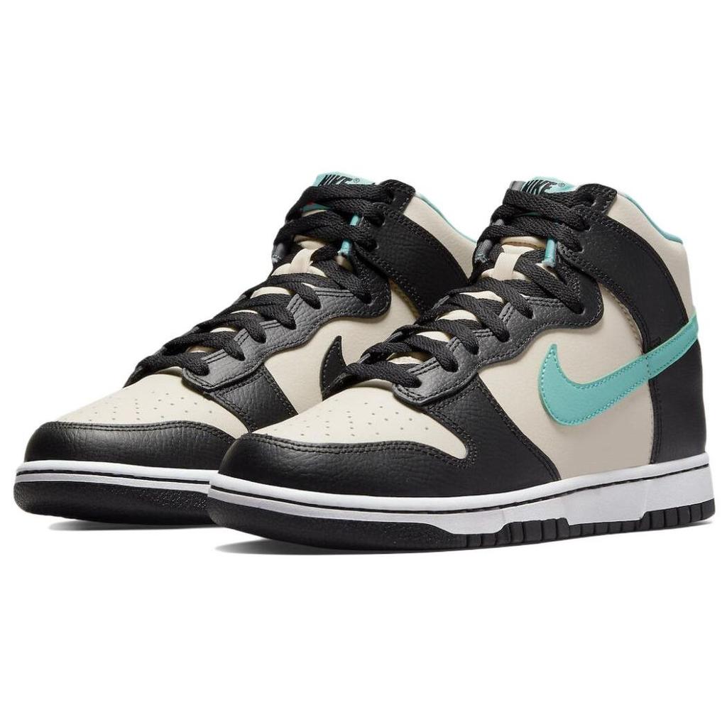 Nike Dunk High EMB Colorful Courts Men Sneakers White Pearl-White Washed-Teal DO9455-200