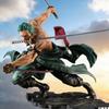 New One Piece 10cm Anime Figure Roronoa Zoro Three-Blade Sa-maximum Manga Anime Statue Action Figure Collection Model Kid Toy