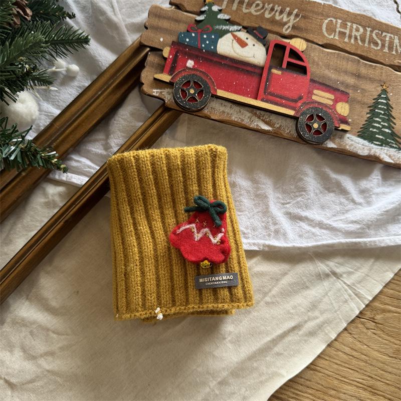 Christmas Red Kids' Knit Scarf & Neck Warmer: Warm & Cute for Boys and Girls