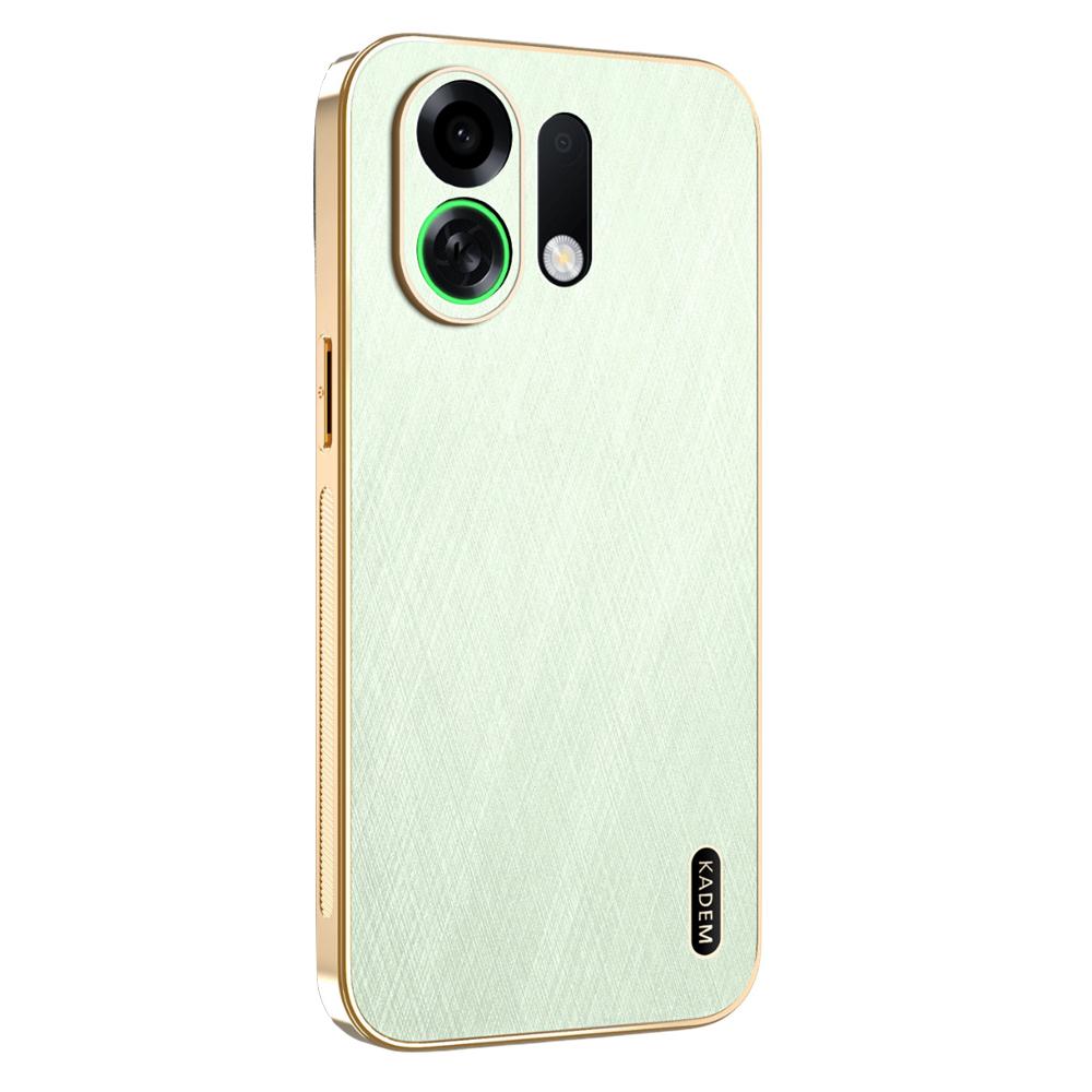 For Oppo K13 Turbo Pro 5G/K13 Turbo 5G Case Electroplating Silk Texture PU+TPU Phone Back Cover