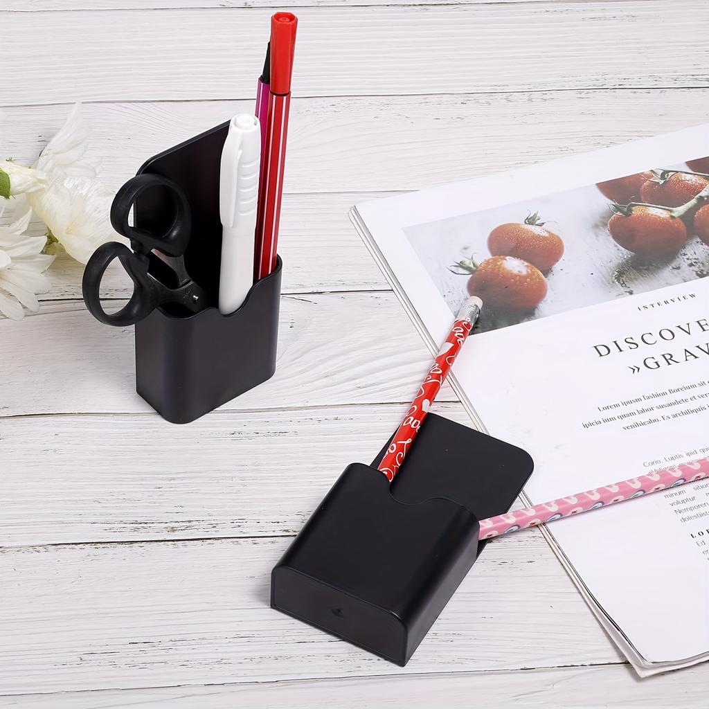 Magnetic Pen Marker Holders, S Size Magnetic Pen Pencil Holder Organizer Home Office Supplies for Refrigerator Whiteboard Locker