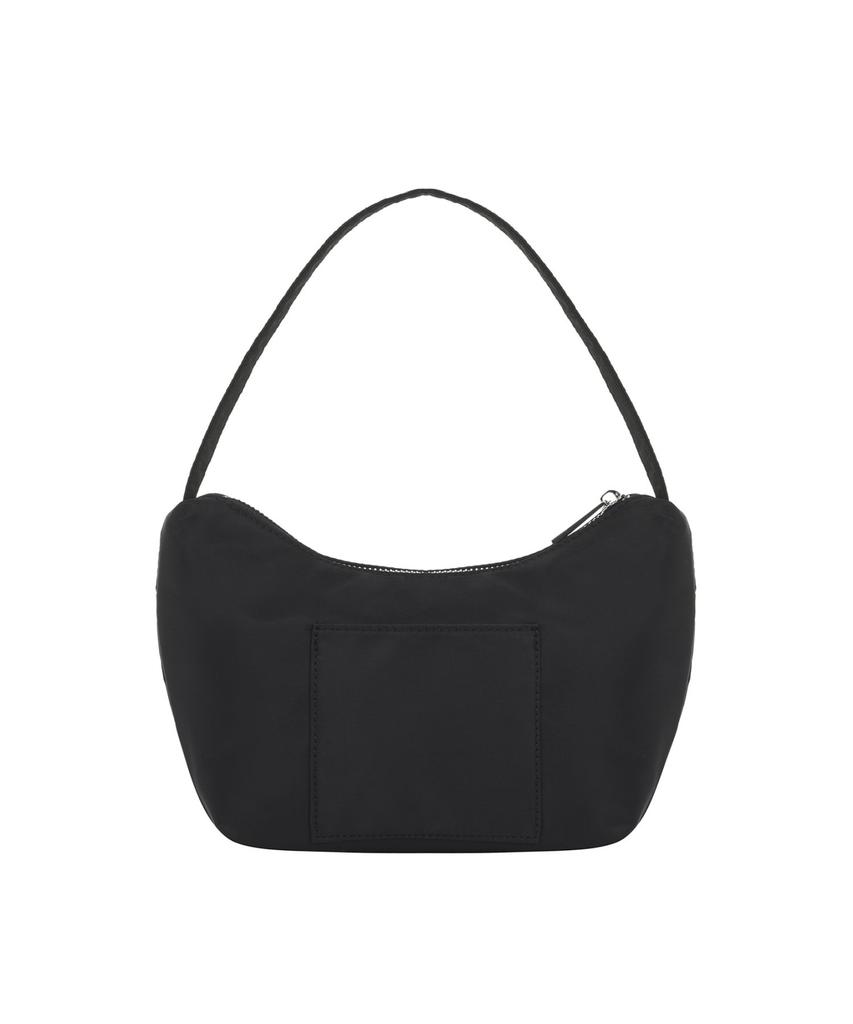 Nick&Nicole Nicole Nylon Mini Hobo Bag_Black