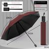 Extra-Large Umbrella for 3-5 People, Men's 70% Off Fold Manual Umbrella, Reinforced and Thickened Sunshade Umbrella, Sun Protection Umbrella