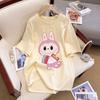 Cartoon Rab cloth short-sleeved T-shirt cute popular rab cloth loose top