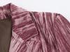 Women's Velvet Suit: 2025 European & American Style Jacket with Wide-Leg Pants