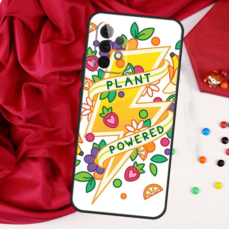 Vegan Pattern For Samsung Galaxy A55 A53 A33 A13 A35 A15 A36 A56 A26 A16 A22 A32 A52 A54 A34 A06 A05 Case