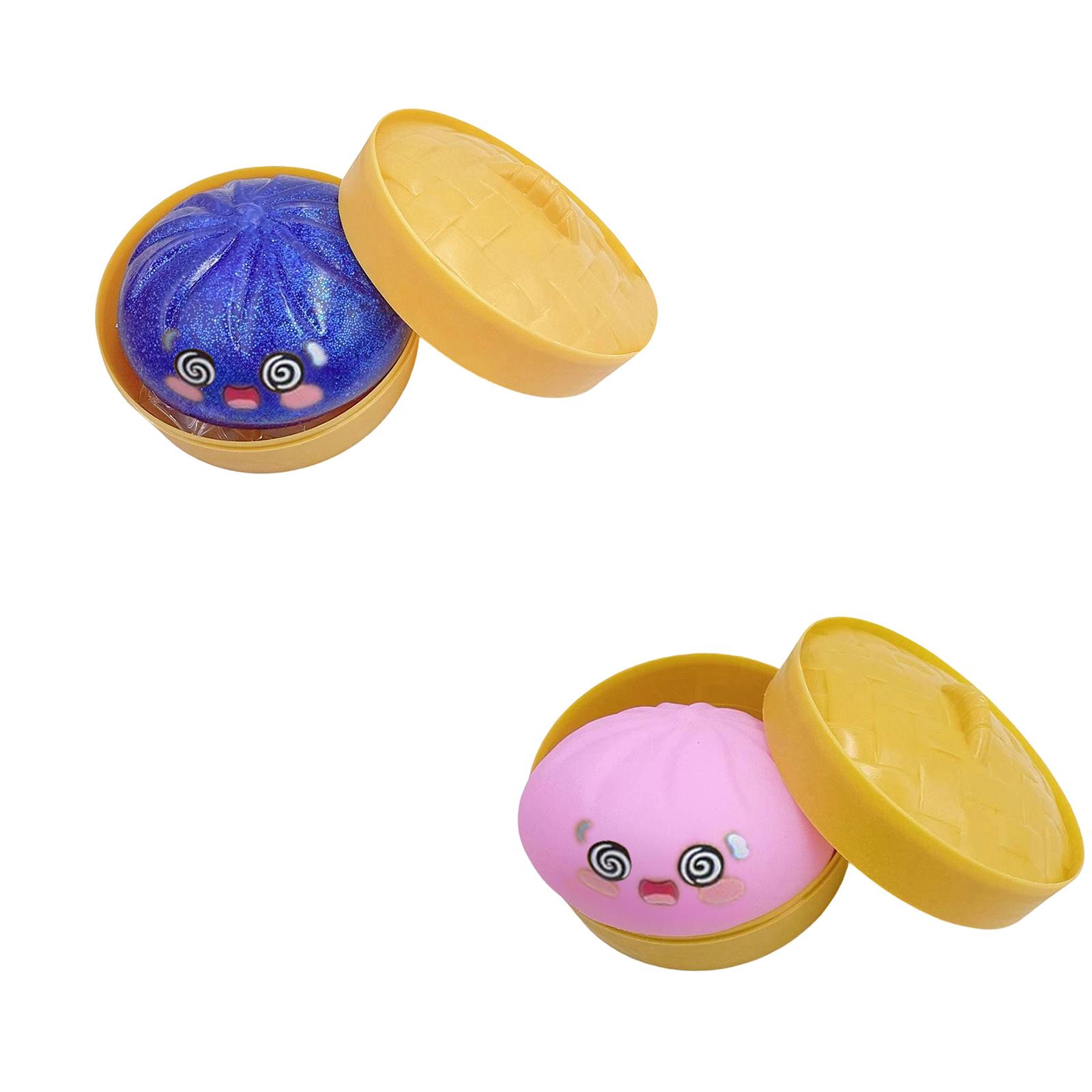 

Dumpling Slow Rising Toys Set with Dumpling and Dumpling for Stress Relief and Fun Play Activities One Size