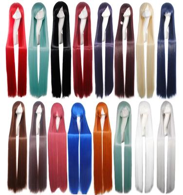 150cm Colourful Wig Long Staight Cosplay Anime Costume Party Wigs Synthetic Heat Resistant Wig