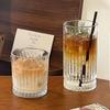 1pcs Wine Glass Ice Stripe Glasses Baijiu Cups Set Household Wine Dispenser Cups Foreign Wine Mug Whisky Beer Glass Shot Glass 5
