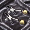 Multicolor Adult Nipple Clamps with Single Bell for Women