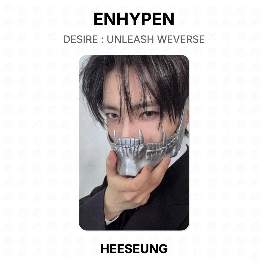 ENHYPEN DESIDERIO : UNLEASH WEVERSE Fotocarta Ufficiale