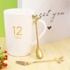 12pcs Dessert Spoon And Fork Set Stainless Steel Mixing Spoon Cake Forks Kitchen Fruit