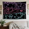 K-pop Fashion Fusion Decorative Wall-Hanging Tapestry, Home Ornament for Living Room,Dorm and Fan Parties,Multi-style,celebrities,cartoons,music,sport