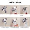 Water Stop Valve Faucet Accessories Washing Machine Faucet Adapter Drop Proof Automatic Water Stop Household Bathroom Accessorie