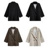 Women's Casual Blazer: 2025 Korean Style - Versatile, Drop Shoulder