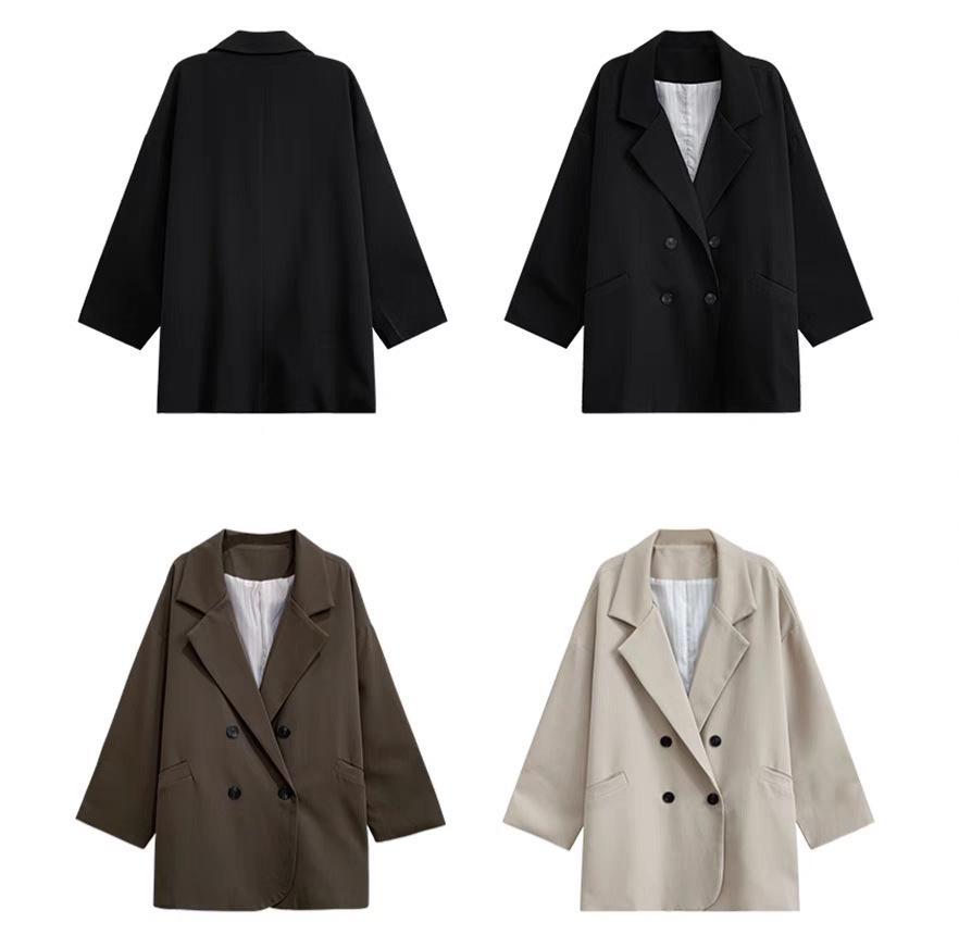 Women's Casual Blazer: 2025 Korean Style - Versatile, Drop Shoulder