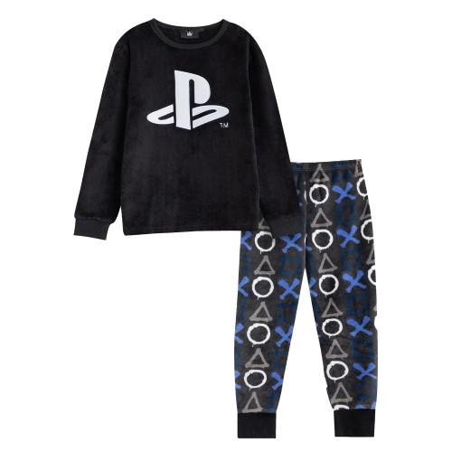 PlayStation Set Pijama Lungă cu Mânecă Lungă și Logo pentru Băieți