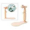 Support de point de croix réglable, support de tour de broderie, cerceau Ratate, anneau de table en bois pour travaux d'aiguille, projets d'artisanat d'art de bricolage