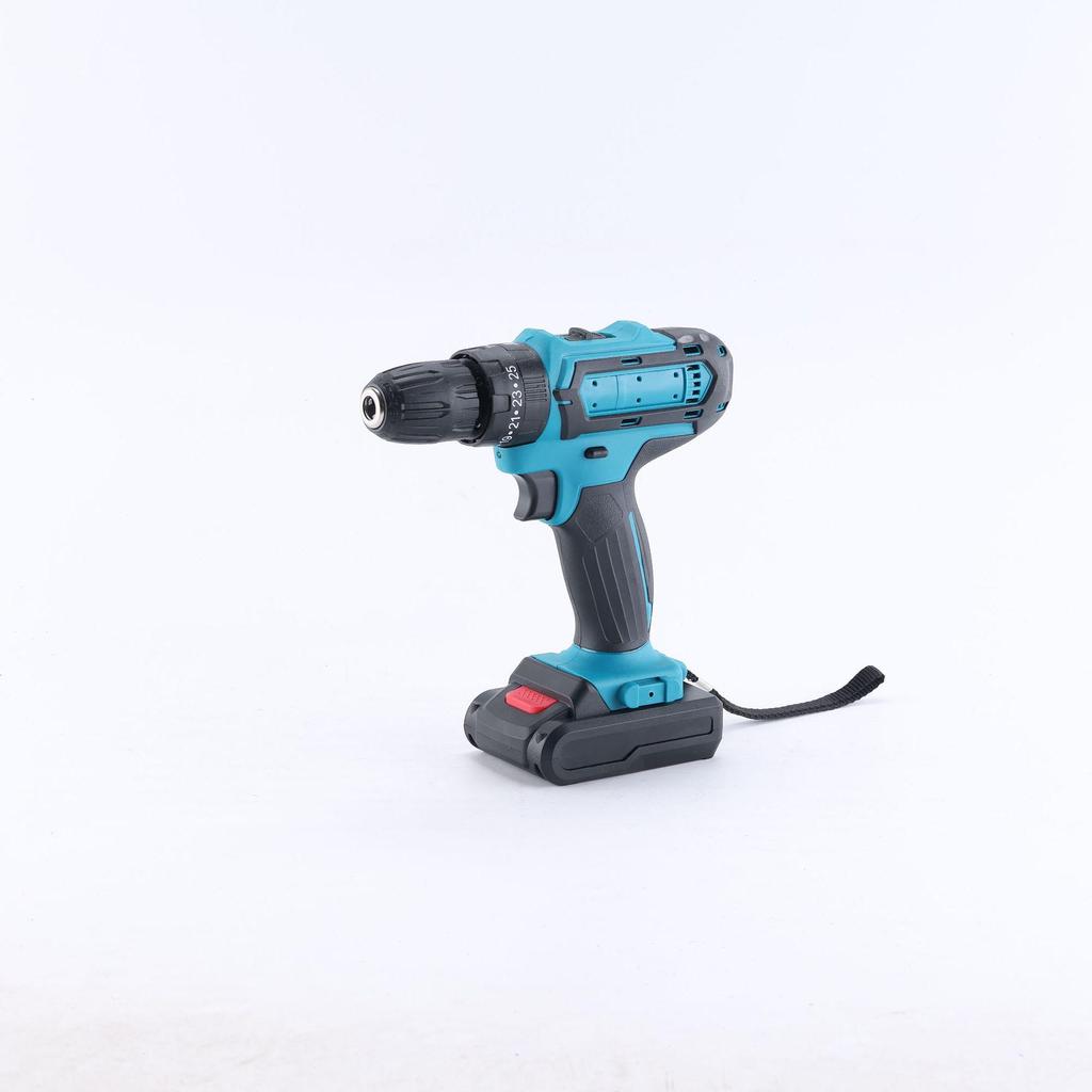 High-Power Wireless Hammer Drill with Lithium Battery and Pistol Grip - Multifunctional Electric Tool.