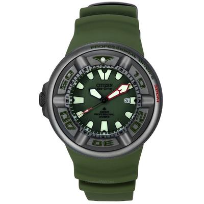 Promaster Marine Metropolitan Adventure Eco-Drive Divers BJ8057-17X 300M Ανδρικό Ρολόι Με Επιπλέον Λουράκι