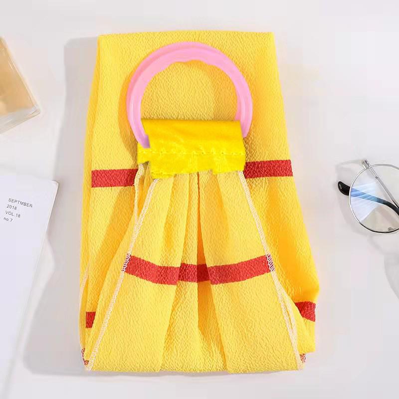 Double-Sided Extra Coarse Bath Towel for Back Scrubbing