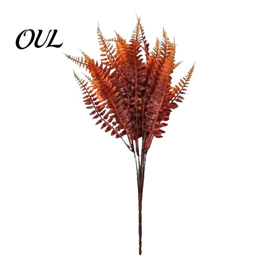 Vibrant Artificial Flower Centerpiece Autumn Flowers Bouquet, Realistic Plastic Floral Arrangement with Layered Decorative Silk Plants for Indoor