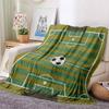 Football Field Soccer Sport Cartoon Soft Blanket,Soft Throw Blanket for Home Bedroom Bed Sofa Travel Cover Child Gift