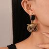 Metallic Owl Earrings, Elegant and High-end Earrings for Women