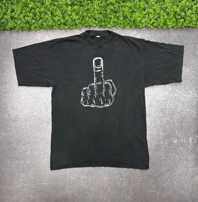 F**k You 90s T Shirt Middle Finger Fcuk Y2k Tee