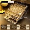Free Shipping: Large-Capacity Transparent Jewelry Storage Box for Earrings and Necklaces - Dustproof and Drawer-Style