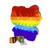 Toys Colorful Cat Colorful Round Shoulder Bag